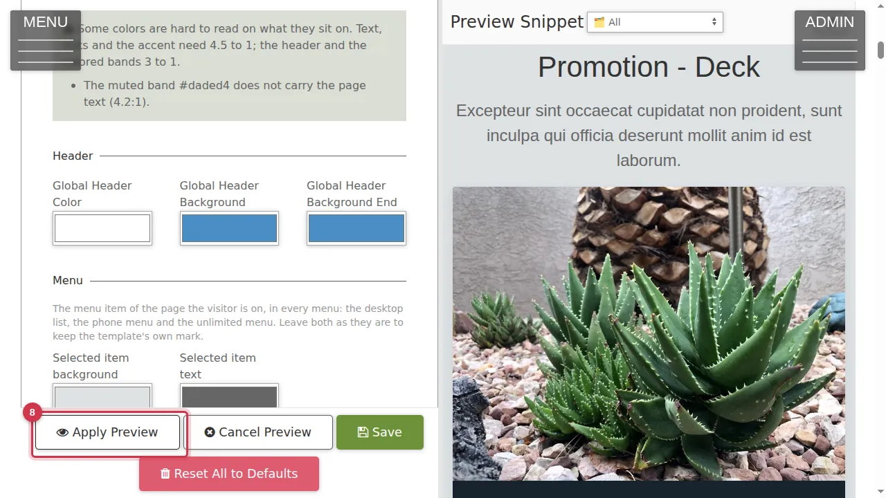 Step 8: Click Apply Preview again to check the result.